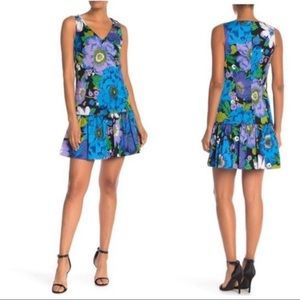 Trina Turk Sasha flounce dress size 14